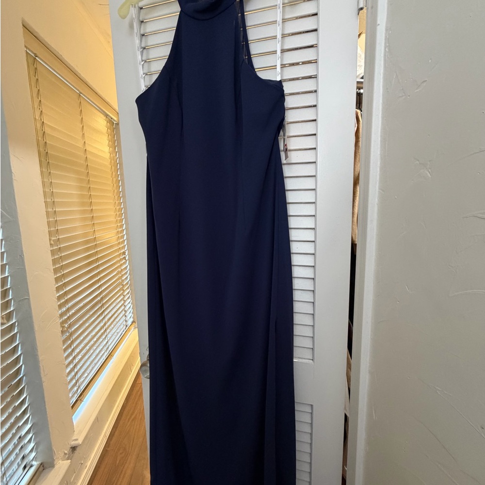 Elegant Navy Blue Gown